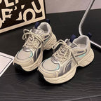 Damen Bequeme Sport Sneakers mit atmungsaktivem Obermaterial und dämpfender Sohle R&B