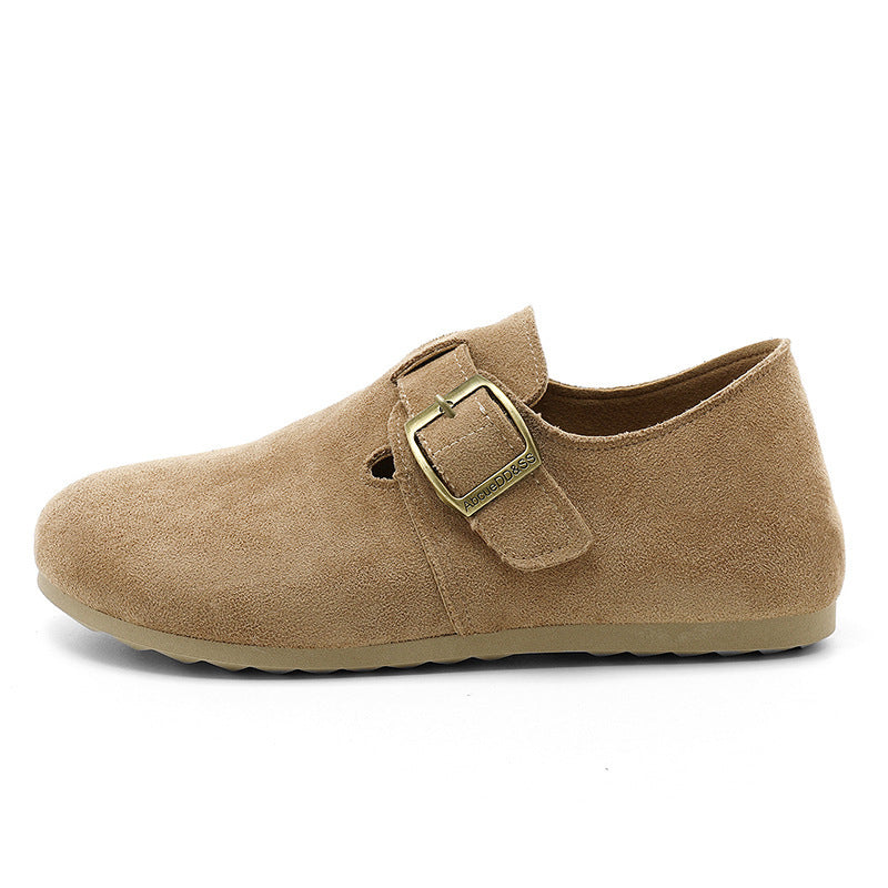 Damen Clogs mit praktischem Schnallenverschluss und rutschfester Sohle R&B