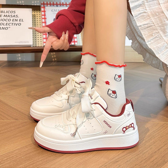 Damen Sneaker mit dämpfender Sohle und verspieltem Design R&B