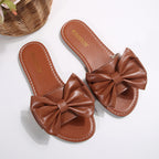 Damen elegante Slipper mit großzügigem Schleifen-Detail R&B