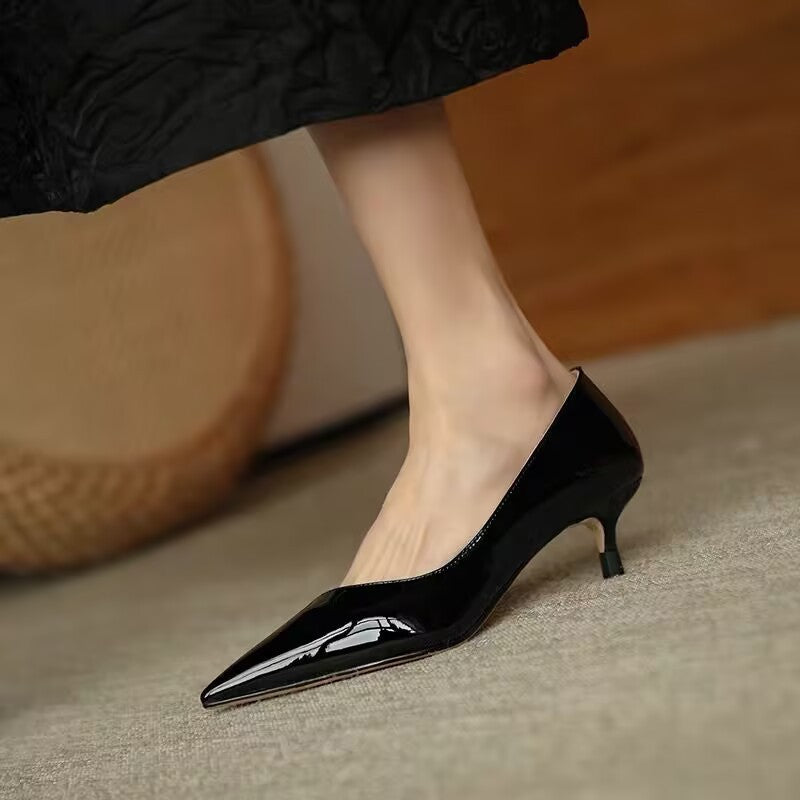 Damen Elegante Sling-Pumps mit schickem spitzem Design und minimalistischem Absatz R&B