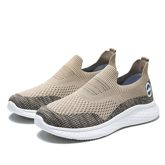 Damen Sportliche Slip-On Sneakers mit atmungsaktivem Obermaterial und rutschfester Sohle R&B
