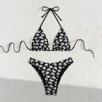 Damen Triangel-Bikini mit floralem Print
