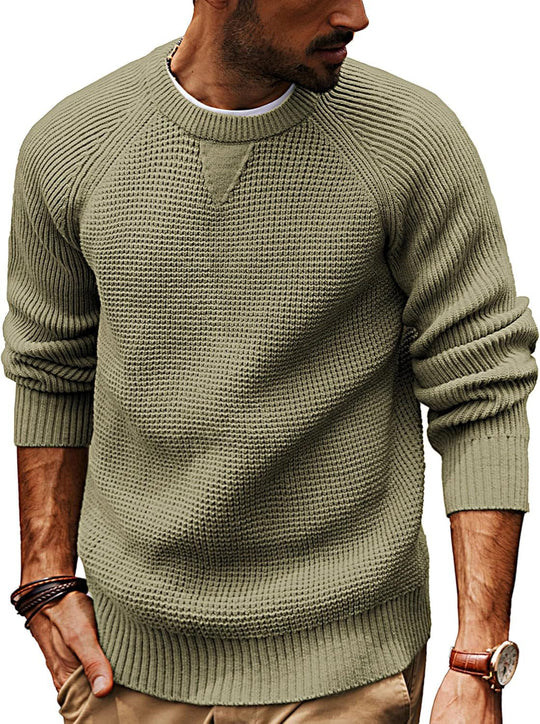 Herren strukturiertes Pullover mit lässigem Schnitt R&B