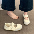 Damen Komfortable Ballerinas mit verstellbarem Riemen und atmungsaktivem Innenfutter R&B