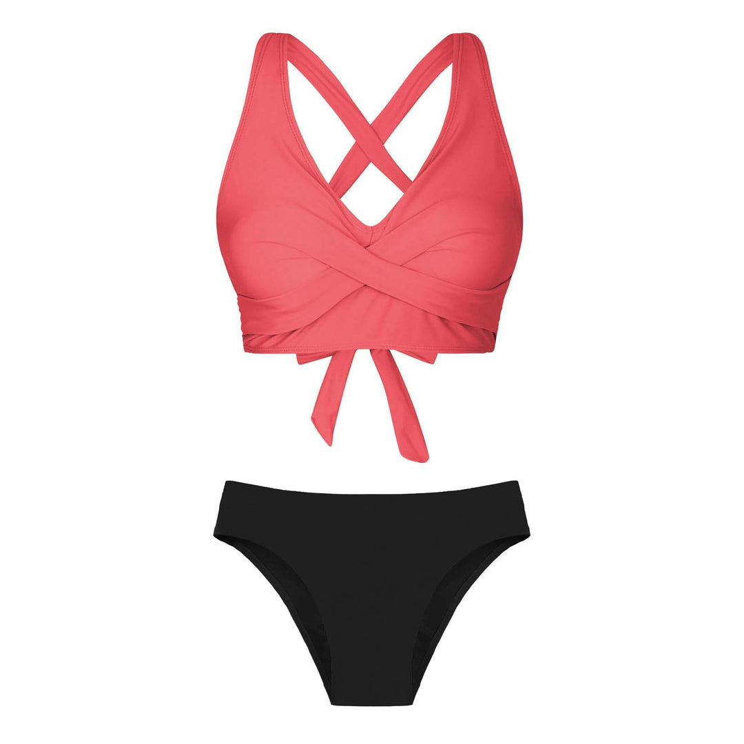 Damen Zweiteiliger Badeanzug mit floralem Design R&B