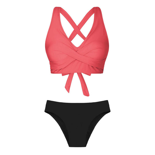 Damen Zweiteiliger Badeanzug mit floralem Design R&B