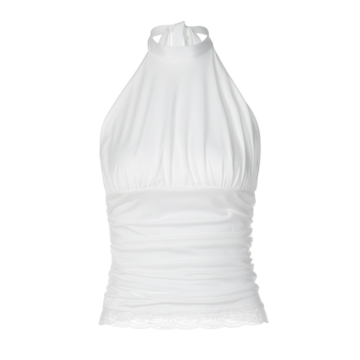 Damen Haltertop mit Raffungen R&B