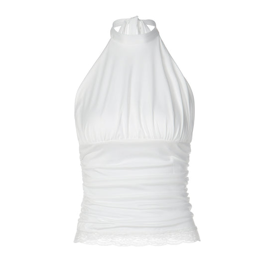 Damen Haltertop mit Raffungen R&B
