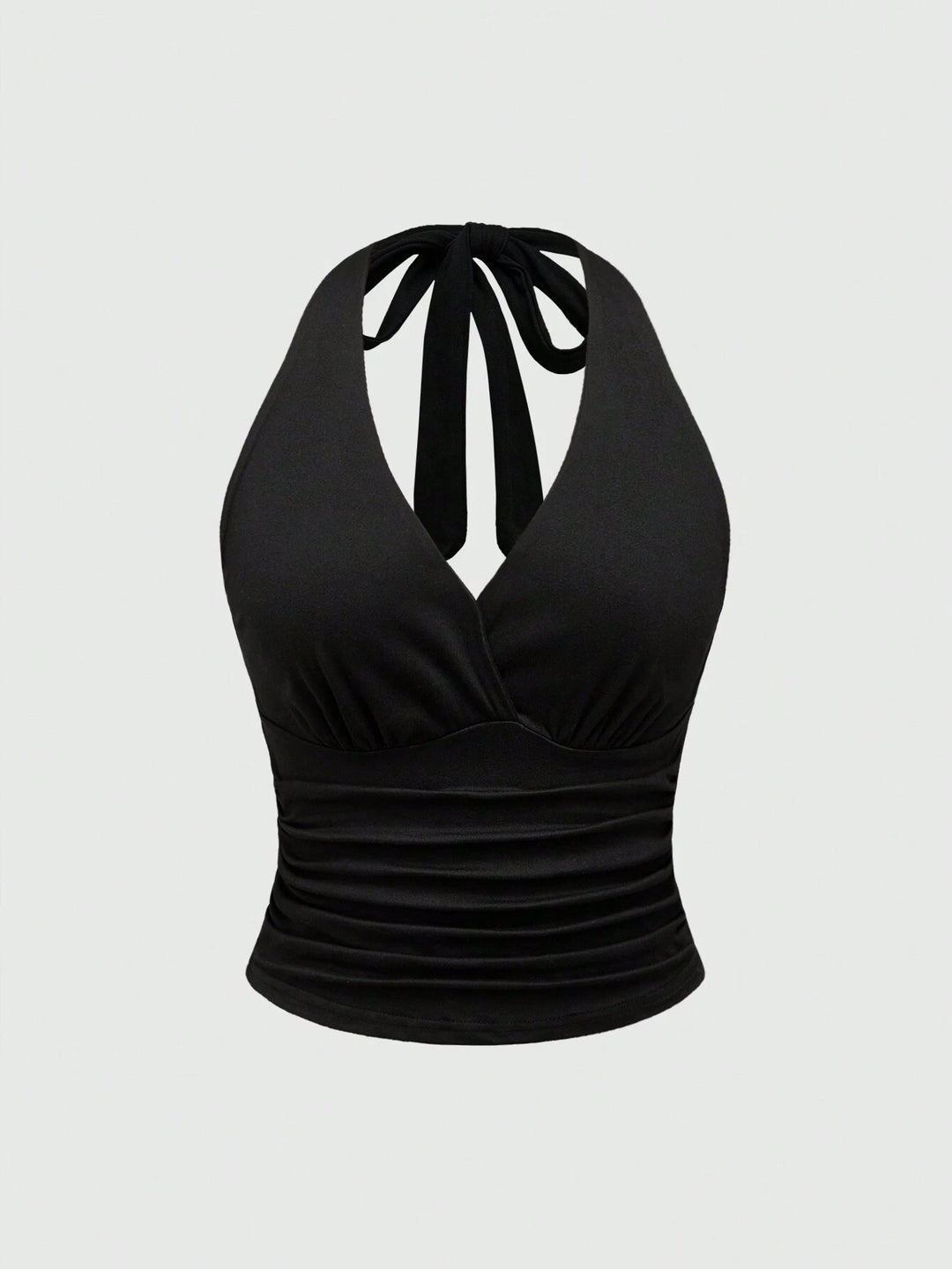 Damen Cut-Out Top mit Leo-Muster R&B