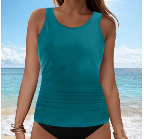 Damen Tankini-Oberteil mit Raffung R&B