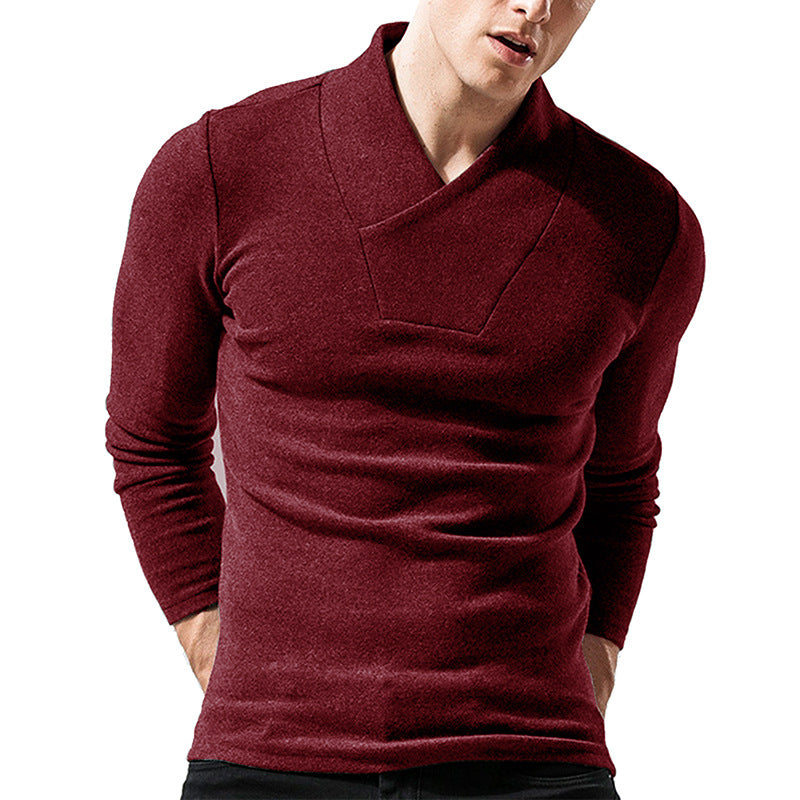 R&B | Slim Passform Wolle Asymmetrischer Kragen Minimalistisches Design