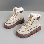 Damen Warme Winterstiefel mit dämpfendem Profil und weichem Innenfutter R&B