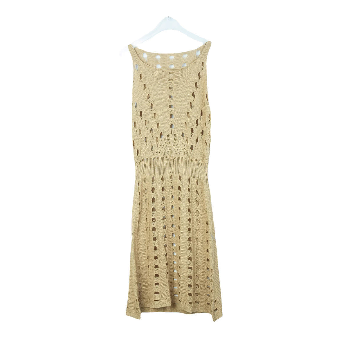 Damen gehäkeltes Sommerkleid mit raffinierten Cut-Outs R&B