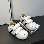 Damen Bequeme Kindersneaker mit niedlichem Tiermotiv und praktischem Klettverschluss