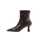Damen Elegante High Heel Stiefeletten mit schmaler Silhouette und spitzem Design R&B