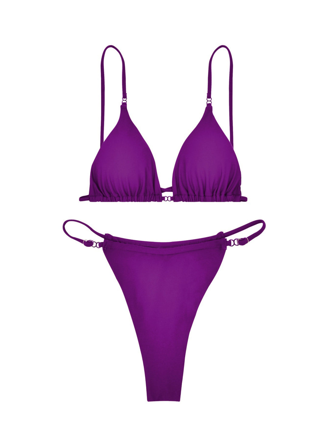 Damen Triangel-Bikini-Set mit verstellbaren Trägern und figurformender Passform R&B