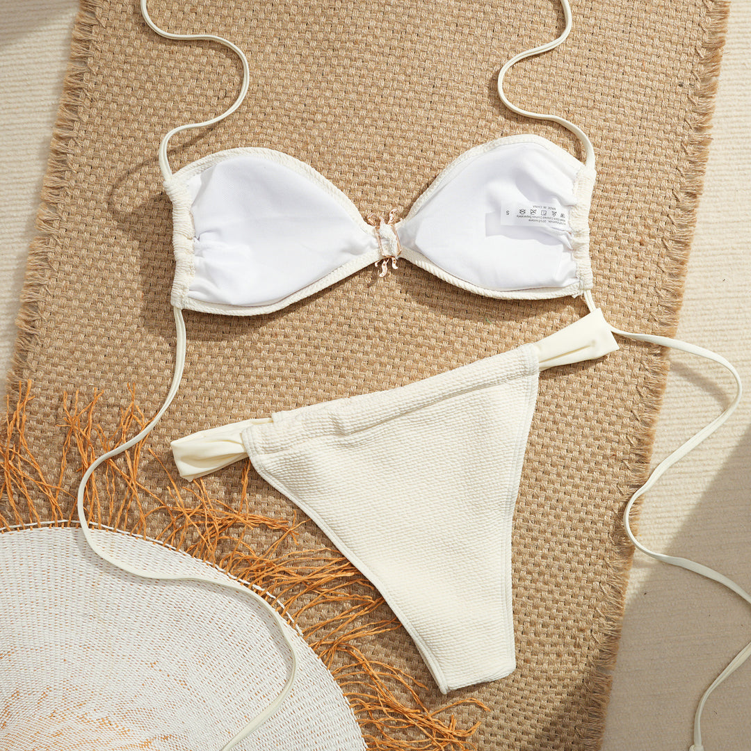 Damen Push-Up-Bikini mit elegantem Muschel-Detail R&B