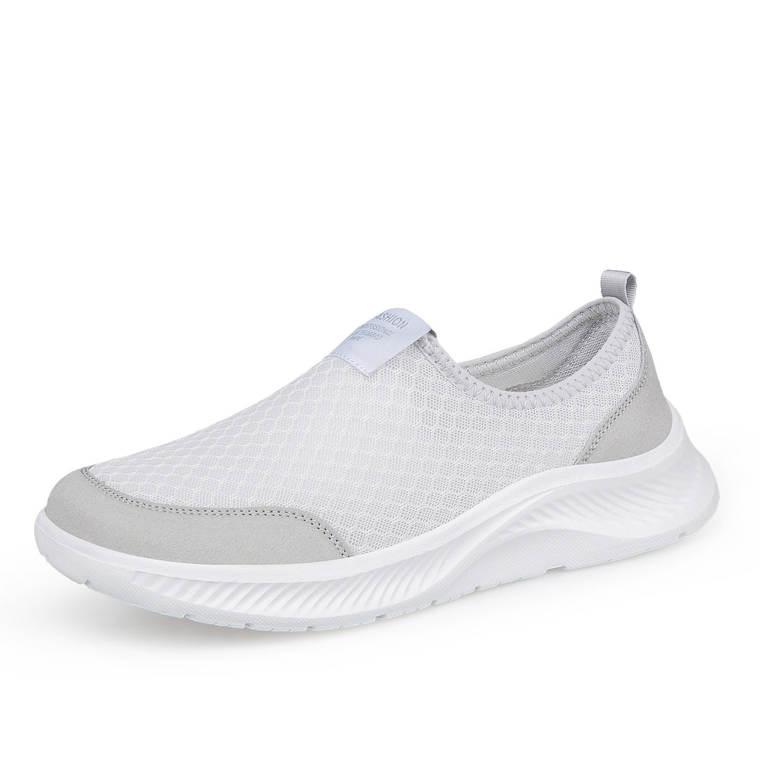 Damen Bequeme Slip-On Freizeitschuhe mit atmungsaktiver Netzstruktur R&B