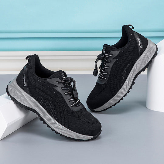 Damen Lauf-Sneaker mit elastischem Schnellschnürsystem und atmungsaktivem Obermaterial R&B