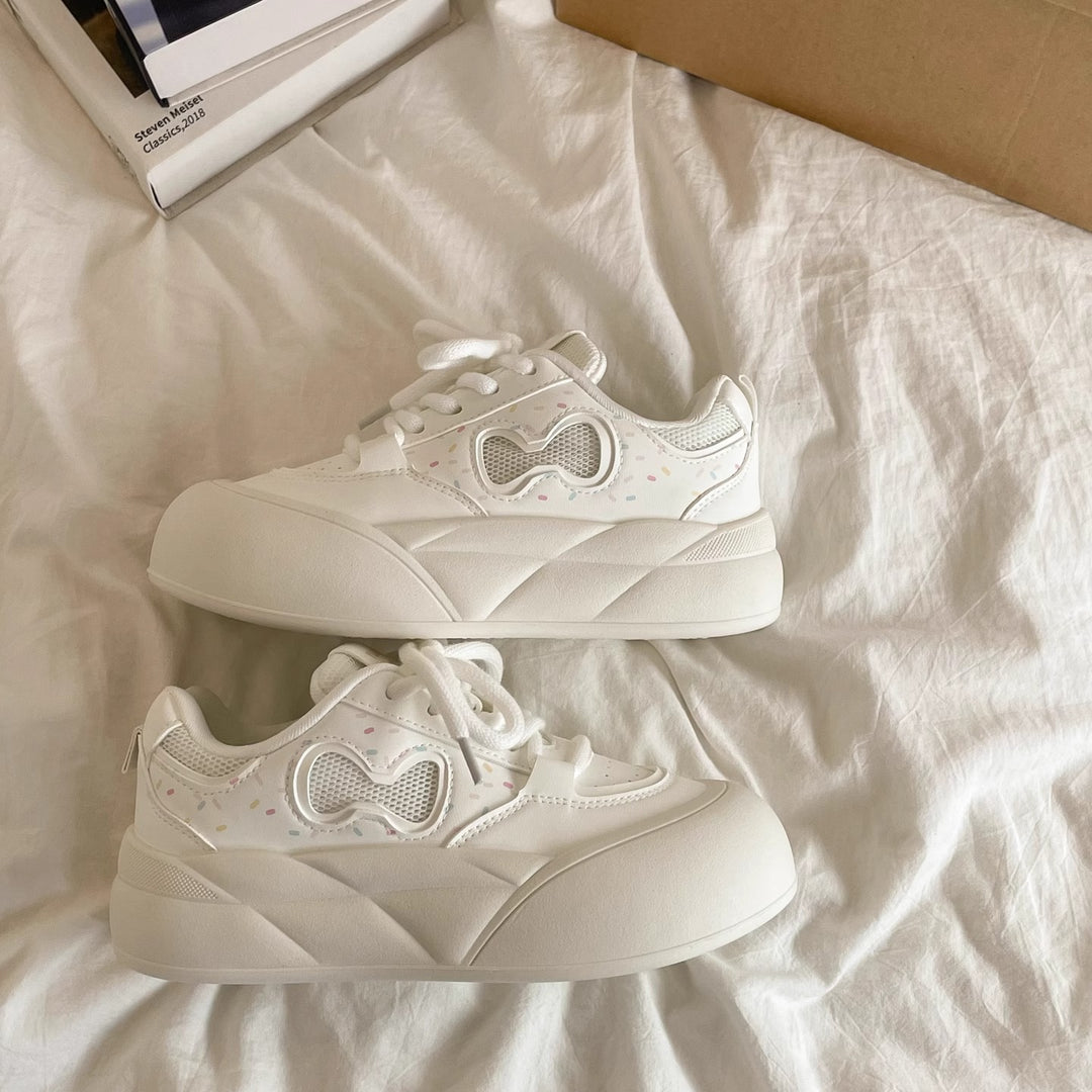Damen Sportliche Sneakers mit übergroßem Sohlenprofil und atmungsaktiven Einsätzen R&B