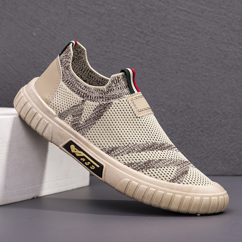 Damen Atmungsaktive Slip-On Sneakers im stilvollen Design mit elastischer Struktur R&B
