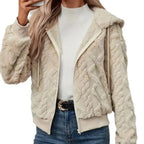 Damen Kuschelige Fleecejacke R&B