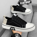 Damen trendige Sneakers im modernen Streetstyle mit robustem Canvas-Obermaterial und rutschfester Sohle