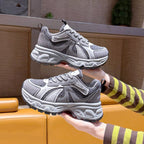 Damen Sportliche Laufschuhe mit atmungsaktivem Mesh-Obermaterial und gepolsterter Sohle R&B