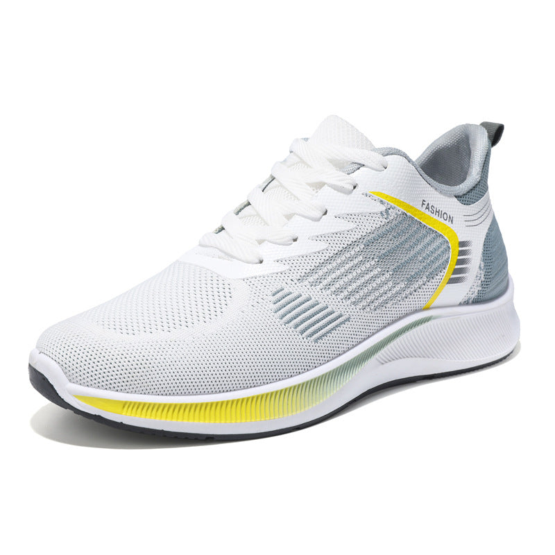 Damen Sportliche Fitness-Sneaker mit atmungsaktiver Mesh-Oberfläche und flexibler Sohle R&B