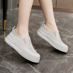 Damen Slip-On Sneakers mit atmungsaktivem Obermaterial und dämpfendem Fußbett R&B