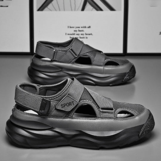 Damen Sportliche Freizeitsandalen mit rutschfester Sohle und atmungsaktivem Obermaterial R&B