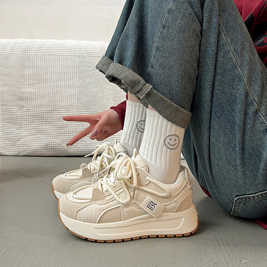 Damen Sportliche Sneakers mit atmungsaktiver Mesh-Oberfläche und dämpfendem Komfort R&B