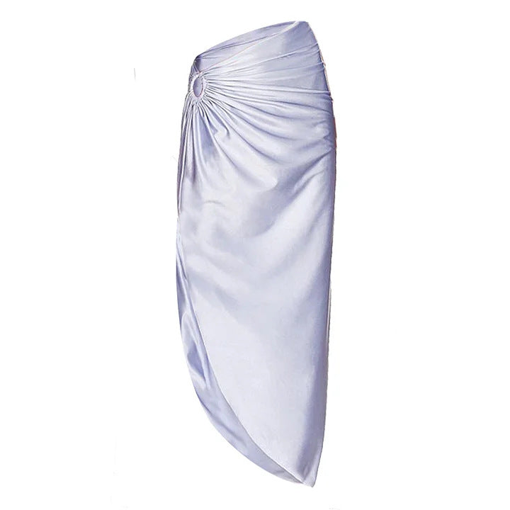 Damen Badeanzug mit elegantem Wickelrock R&B