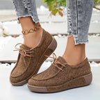 Damen Alltagssneakers mit weicher Textiloberfläche und flexiblem Sohlenrand R&B