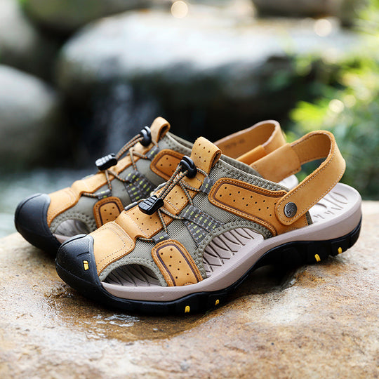 Damen Outdoor-Sandalen mit verstellbaren Riemen und rutschfester Sohle R&B
