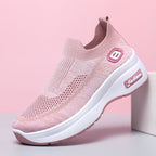 Damen Komfortable Slip-On Sneakers mit atmungsaktivem Obermaterial und weicher Laufsohle R&B