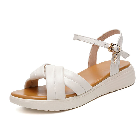Damen Sportliche Sandalen mit modischem Riemendesign und bequemem Fußbett R&B
