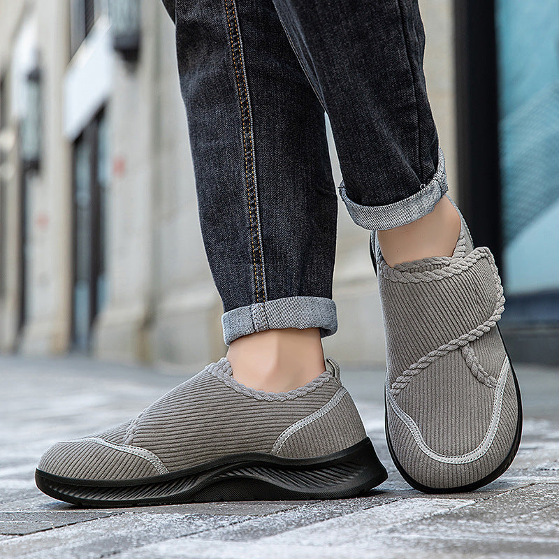 Damen Bequeme Slip-On Freizeitschuhe mit elastischem Obermaterial R&B