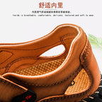 Herren Sandalen mit atmungsaktivem Leder R&B