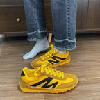 Damen Sportliche Sneakers mit rutschfester Sohle und atmungsaktiver Obermaterialstruktur R&B