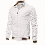 Herren modische Bomberjacke mit elastischen Bündchen R&B