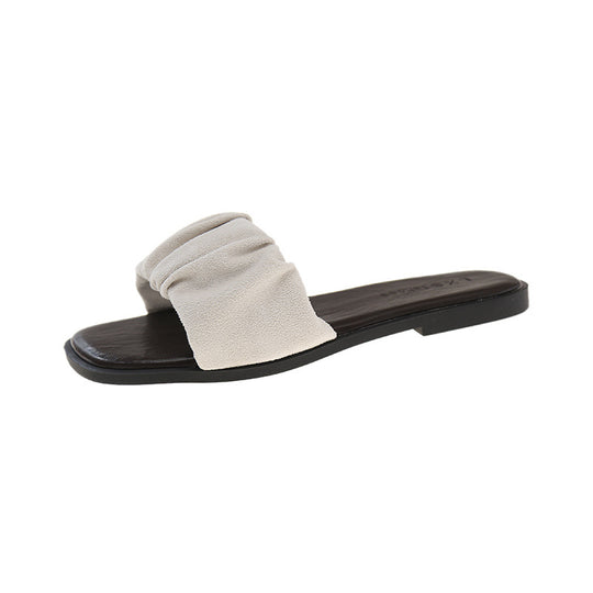 Damen Bequeme Mules mit dekorativem Riemendesign R&B