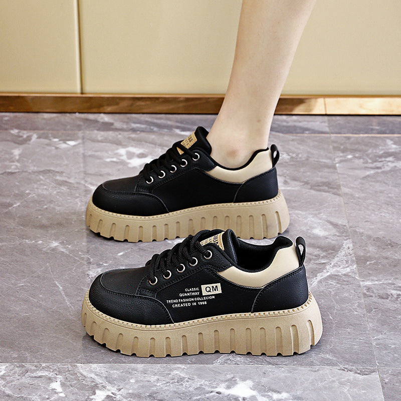 Damen modische Plattform Sneakers mit dynamischem Design und dämpfender Sohle R&B