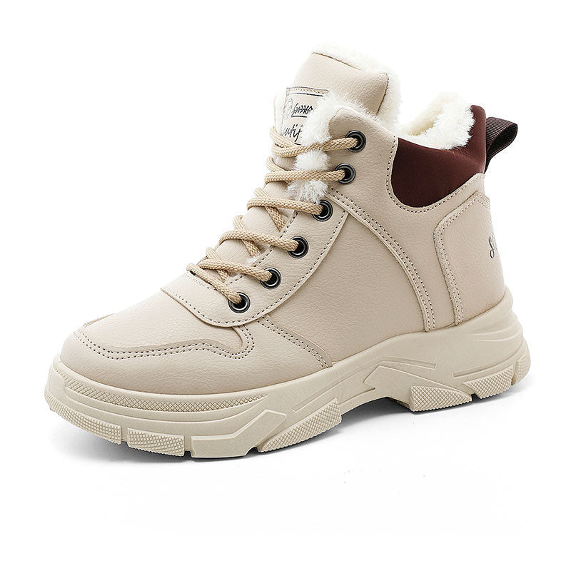 Damen gefütterte High-Top Sneaker R&B