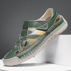 Herren Atmungsaktive Sandalen mit verstellbarem Riemensystem und rutschfester Sohle R&B