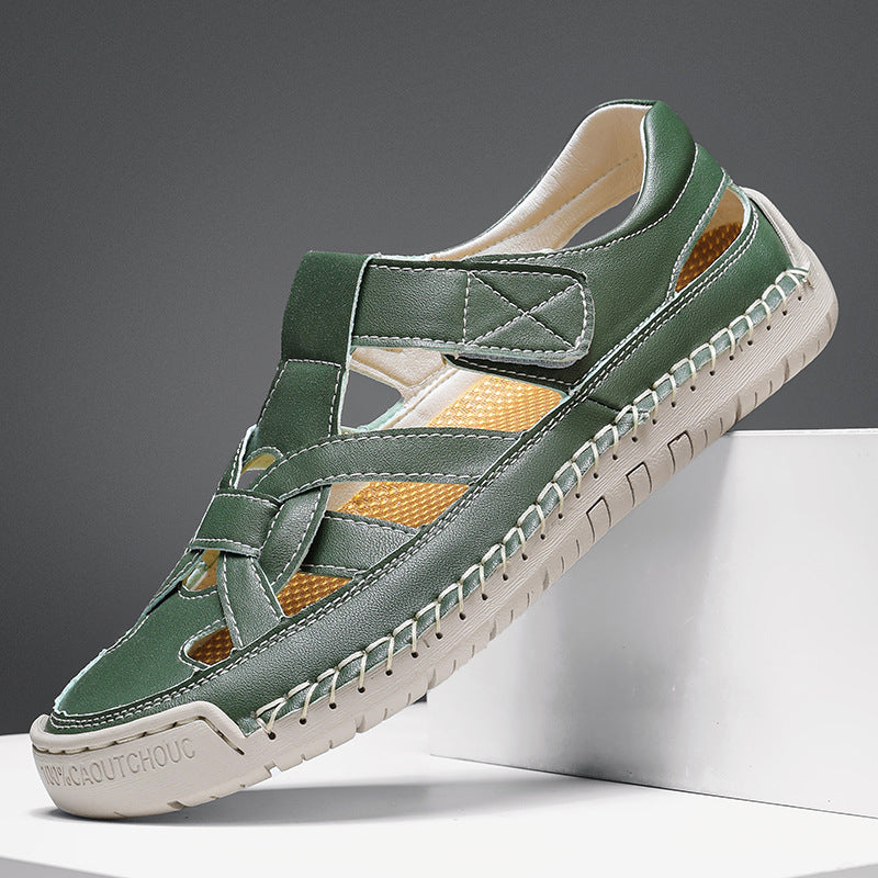 Herren Atmungsaktive Sandalen mit verstellbarem Riemensystem und rutschfester Sohle R&B