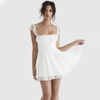 Damen Minikleid im romantischen Design R&B