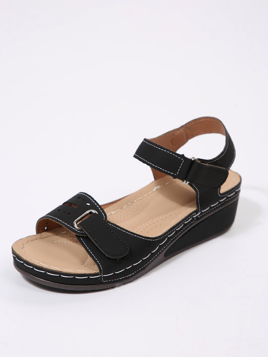 Damen Komfort-Sandaletten mit verstellbarem Riemendesign und anatomischem Fußbett R&B 1778259318