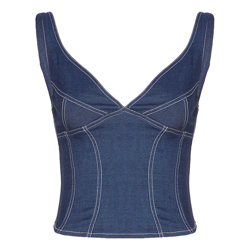 Damen Komfortable Caprijeans mit dekorativen Knöpfen R&B